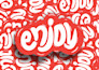 do unique hand lettering logo design or typography